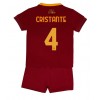 Baby Fußballbekleidung AS Roma Bryan Cristante #4 Heimtrikot 2022-23 Kurzarm (+ kurze hosen)
